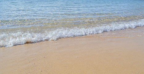 amazing beach in Australia, Sydney little bay, close up uf waves