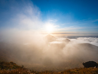 山 雲海 晴天