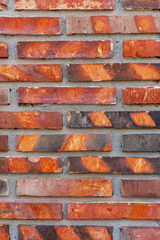 The old brick wall is suitable as a backdrop for writing text      