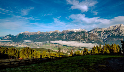 Naklejka na ściany i meble Tyrolean Alps