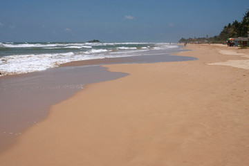 Traumstrand an der Westküste von Sri Lanka
