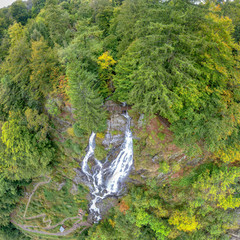 Todtnauer Wasserfälle als Little Planet dargestellt