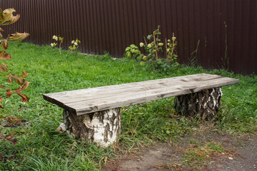 Stump plus stump equals bench