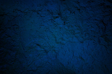 Blue Grunge Stucco Wall Texture Background.