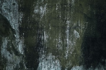 Old Grunge Concrete Wall Texture Background in Dark Tone.