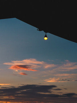 夕暮れ