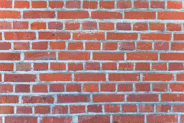 Alte rustikale Ziegelmauer aus verwitterten Backsteinen – Hintergrund, Banner, Copyspace