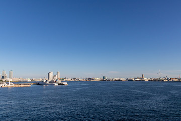 横浜みなとみらいエリアのビル群