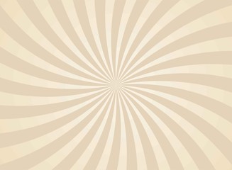 Sunlight horizontal background. beige color burst background.