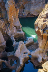 steep walls at bourkes luck potholes, mpumalanga, blyde river canyon, south africa 33