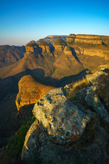 three rondavels and blyde river canyon at sunset, south africa 42