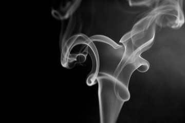 Obraz premium smoke on black background