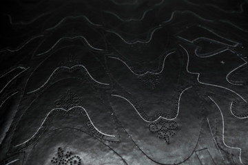 Cut out shoe elements from one piece of leather.