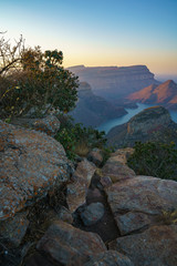 three rondavels and blyde river canyon at sunset, south africa 61