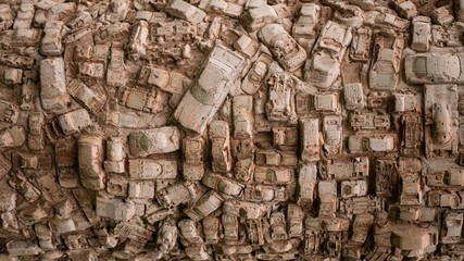 texture de petites voitures en pierre