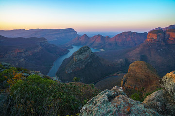 three rondavels and blyde river canyon at sunset, south africa 102