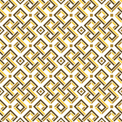 Celtic knot vector 3d seamless pattern of rectangular shapes