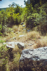 Beautiful landscape and seascape of Montenegro. Budva