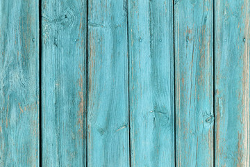 Fototapeta premium The old blue wood texture with natural patterns