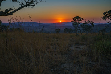 sunset at three rondavels lookout in blyde river canyon, south africa 31