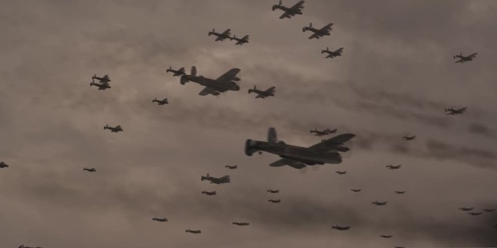 Britisch Bombers WW2 attack on germany