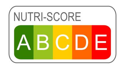 Nutri-Score Label, 5-colour Nutrition Label - illustration