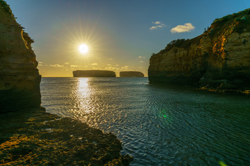 sunset at bay of islands, great ocean road, victory, australia 29