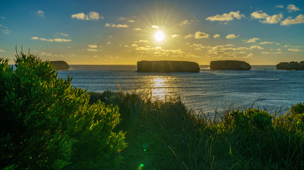 sunset at bay of islands, great ocean road, victory, australia 35