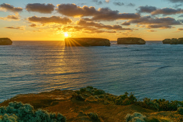 sunset at bay of islands, great ocean road, victory, australia 54