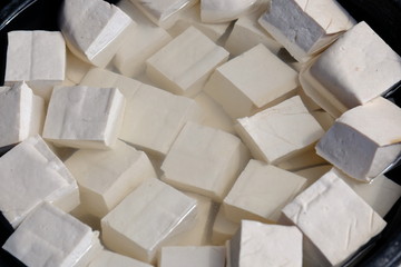Indonesia Sumba Pasar Inpres Matawai - fresh tofu