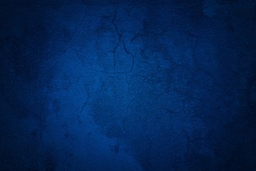 Blue Grunge Concrete Wall Texture Background.