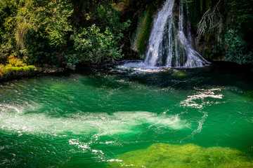 Waterfall in deep forest