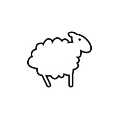 Sheep icon for web and mobile