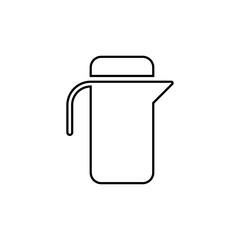 thermos bottle icon illustration isolated vector sign symbol