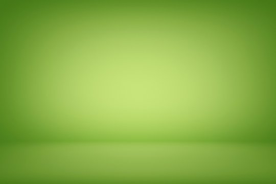 Abstract Gradient Green Room Illustration Background, Suitable for Product Presentation and Backdrop.