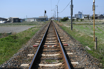 Fototapeta premium 単線