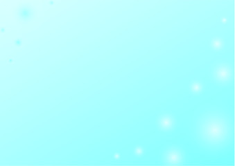 white blue flower circle background card vector design 