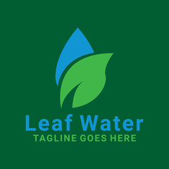 Leaf Water Logo Design Inspiration For Business And Company