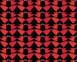 Cute geometrical textile pattern design and modern stylish wallpaper