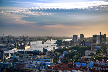 Hamburg Germany Deutschland landmark City center