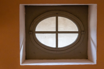 ox eye window seen from the inside