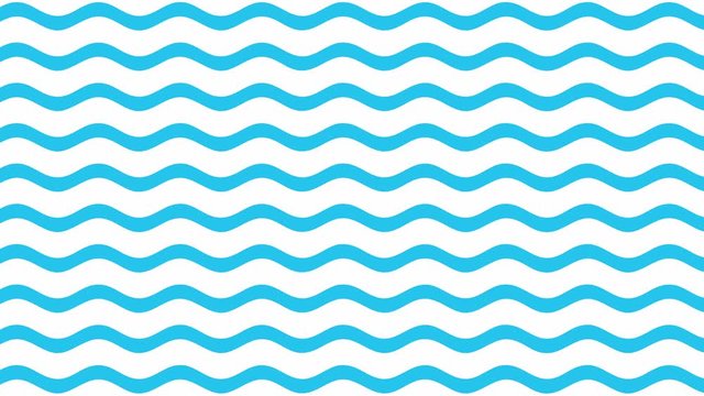 Blue waves pattern motion 4k video