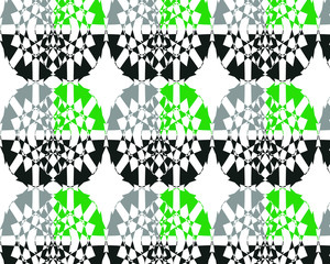 Cute geometrical textile pattern design and modern stylish wallpaper