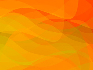 Abstract yellow background with gentle light patterns of smooth lines.