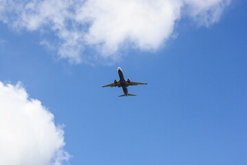 airplane in the sky