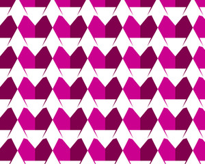 Cute geometrical textile pattern design and modern stylish wallpaper