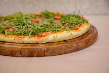 Pizza Arugula Detail