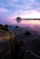 Teehaus Sonnenuntergang