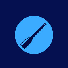 paddle or oar vector icon