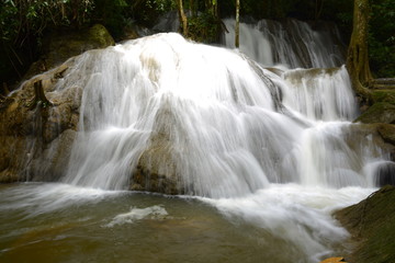 Limestone waterfall